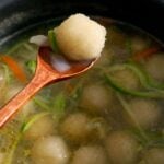 gamja-ongsimi-guk (potato dumpling soup: 감자옹심이국)