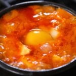 sundubu jjigae (Korean spicy soft tofu stew)