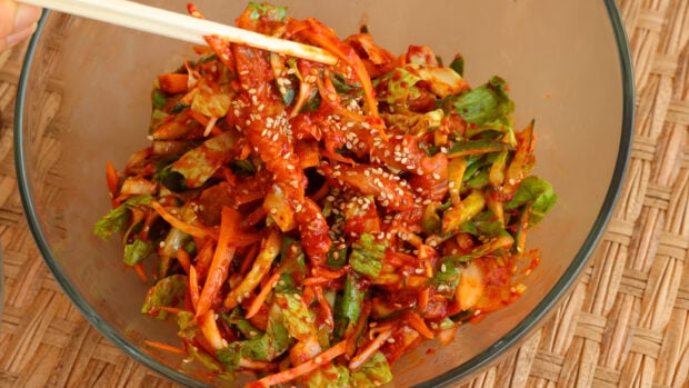 Hoe-muchim (Spicy Korean raw fish)