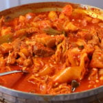 Spicy stir-fried pork and kimchi 돼지김치 두루치기: Dwaeji-kimchi duruchigi