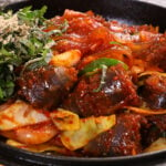 Sundae-bokkeum (Spicy stir-fried blood sausage)