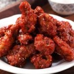 Sweet, spicy, crunchy fried chicken: yangnyeom chicken